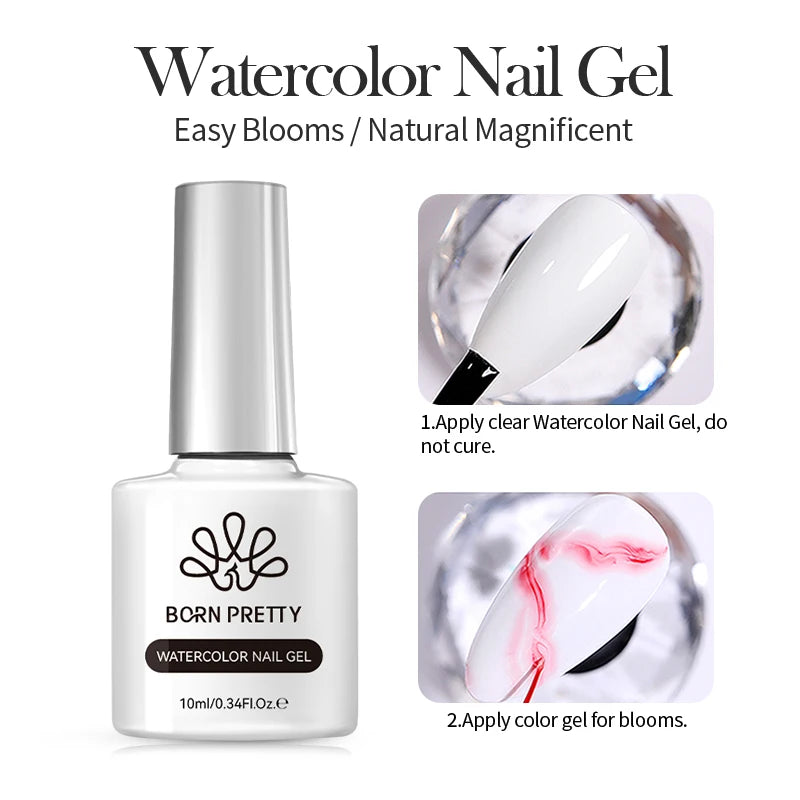 BORN PRETTY 10ml Silver Water Light Cat Magnetic Gel Nail Polish Nail Supplies Vernis Semi Permanent Gel for Fall Winter Nails