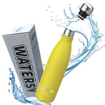 500ML Stainless Steel Thermos Mug Sports Water Bottle Cold and Hot Thermal Cups Vacuum Travel Tumbler Mug Thermal Bike Bottle