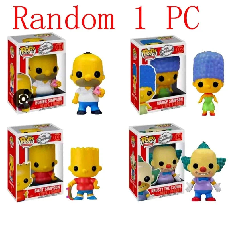 New The Simpsons New Arrival Vinyl Action Figure Painting Toy decorations Decorate children's favorite hand-done gifts