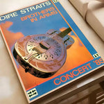 Singer D-Dire S-Straits Rock Band Poster Waterproof HD Art Wall Decal Self-Adhesive Print. Aesthetic Home Room Decor for Living