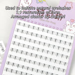 5-7mm Air Lower Eyelashes Fairy Fake LashesSegmented Natural Under Lashes Manga Bottom Lashes Makeup Eyelash Makeup Tool10 Rows