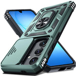 Case For Samsung Galaxy S25 S24 S23  Ultra Plus  FE A17 A36 A56 A55 A35 5G Military-Grade Protection Phone Slide Camera Cover