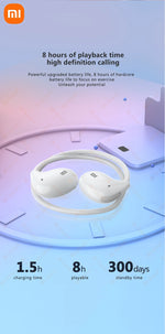 Xiaomi Wireless Bluetooth 5.3 Headphones Bone Conduction Waterproof Headset Stereo Over-Ear Sports Earphones Earbuds with Mic