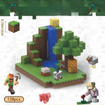 Creative Magnetic Building Block Bricks My Famous Scene World Architectural Set DIY Model Kids Toy Christmas Gifts for Boy Girls