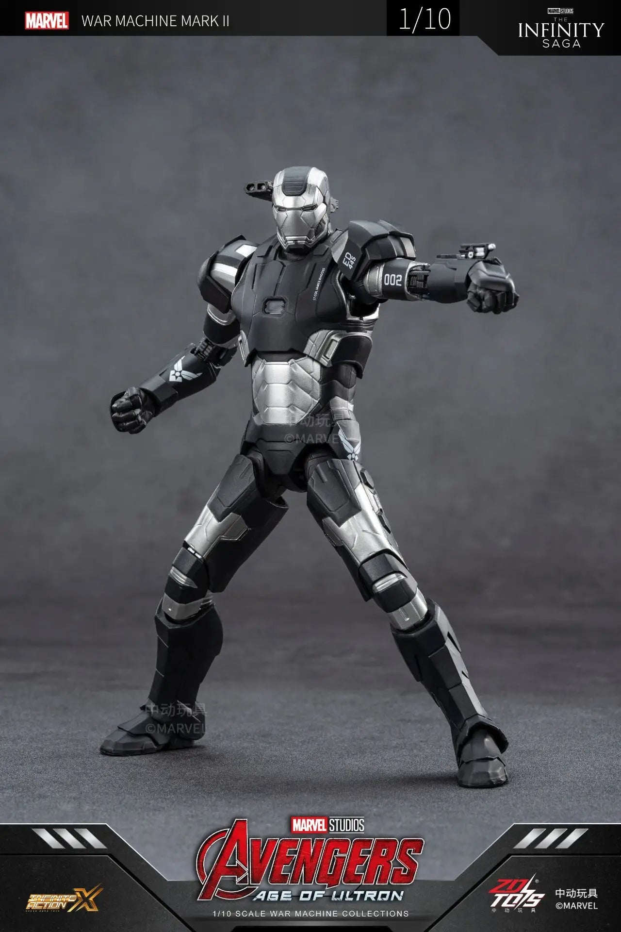 ZD Toys Iron Man MK15 MK16 War Machine MK2 Action Figure Iron Man Mk47 MK35 Red Snapper 1/10 Scale Iron Man Collections Gift