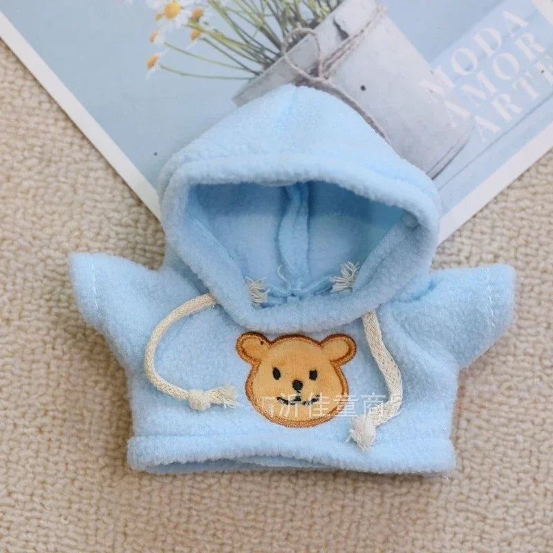 Labubu Doll Clothes Hoodie Labubu Idol V1 V2 Dolls Clothing Accessories 15/17cm Plush Doll Universal