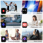 New 2025 Blackview R30 Max Smartwatch with LED Flashlight 1.91'' TFT Screen Health Monitor Bluetooth Watches for Men Women Gifts