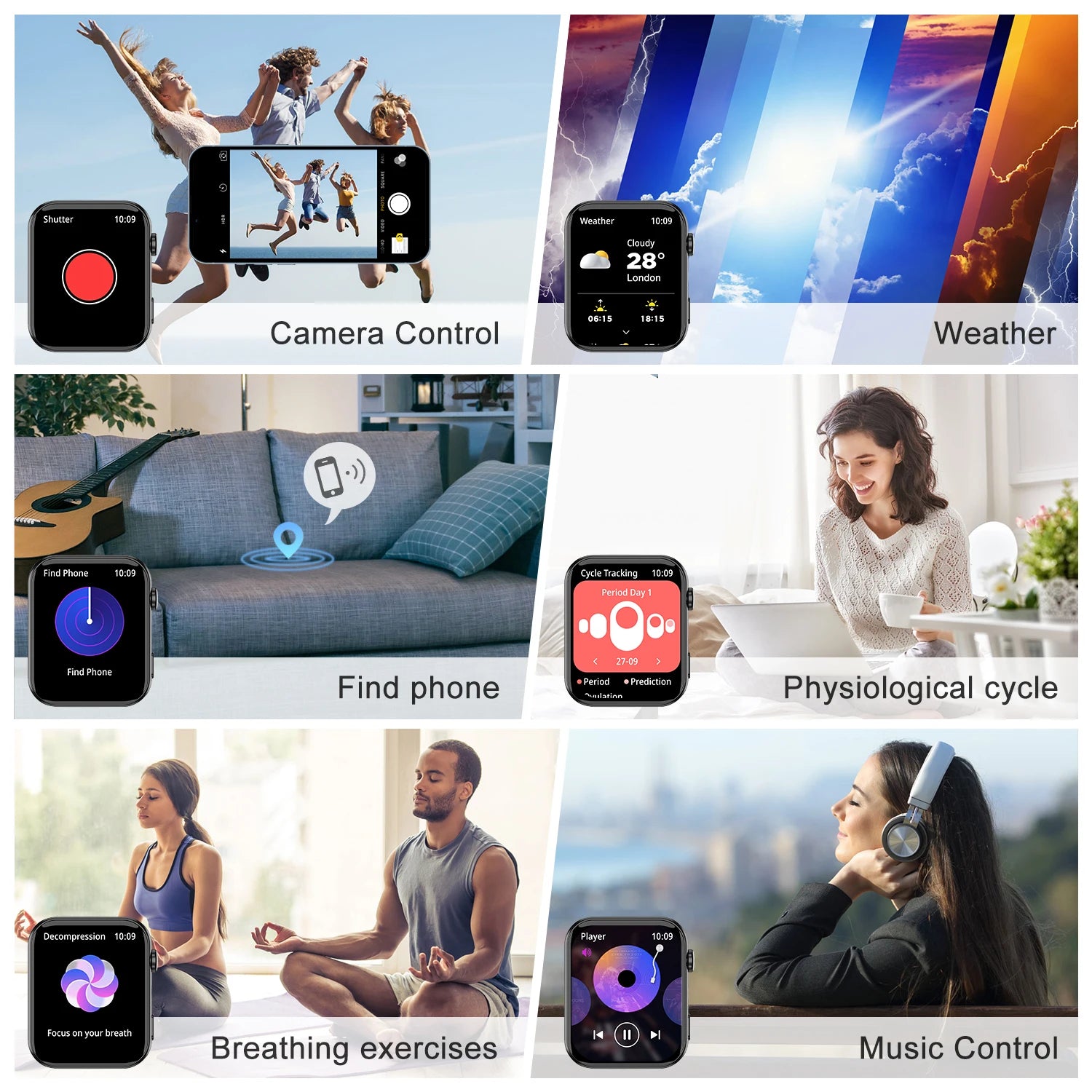 New 2025 Blackview R30 Max Smartwatch with LED Flashlight 1.91'' TFT Screen Health Monitor Bluetooth Watches for Men Women Gifts