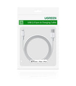 UGREEN MFi USB to Lightning Cable for iPhone 14 13 12 Pro Max 2.4A Fast Charging for iPhone for iPad Phone Data Cable