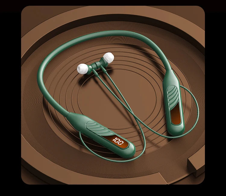 BT8 Wireless Bluetooth Earphones Headphones Outdoor Sports Headset 5.3 With Charging Bin Display Touch Control Earbuds for Muisc