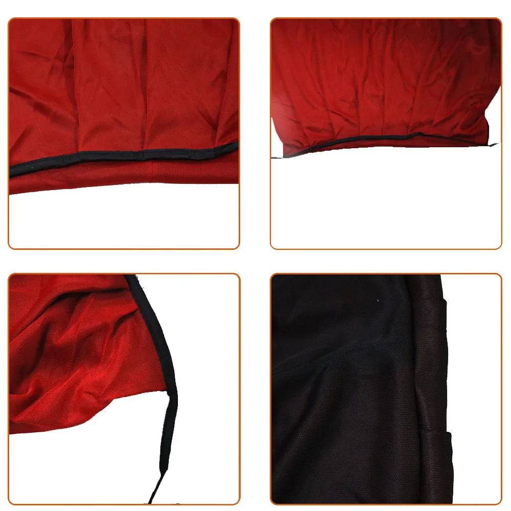 Halloween Women Men Clothes Cosplay Costume Adult Kids Stand Collar Cape Black Red Reversible Cap Vampire Cape Halloween Party