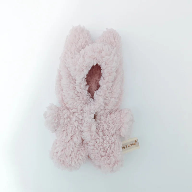 Cute Doll Accessories Clothes Onesie For 17cm Labubu V1V2 Mini Dolls Clothing Kids Gift Bags For Dolls Hairy Rabbit Bodysuit Set