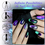 Rainbow Cat Magnetic Gel Nail Polish Starry Chameleon Galaxy Effect Semi Permanent UV Gel Varnish Soak Off Nail Supplies DIY