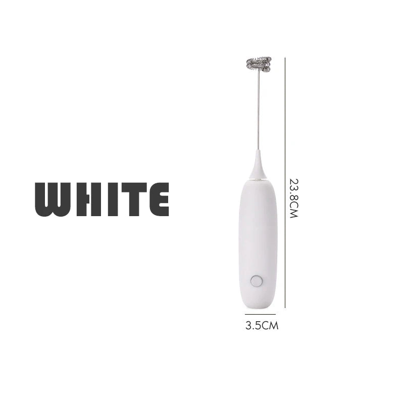 Milk Frother Handheld Cappuccino Maker Coffee Foamer Egg Beater Chocolate Stirrer Mini Portable Food Blender Kitchen Whisk Tool