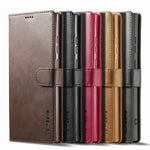 Leather Case for Samsung Galaxy S23 S24 S25 FE Ultra Plus Edge A07 A17 A35 A55 A06 A16 A26 A36 A56 5G Flip Wallet Card Holder