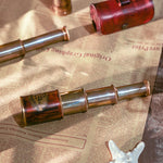 Retro Brass Monocular Telescope Study Desktop Ornaments Home Decoration Model Room Shooting Window Display Handmade Telescope