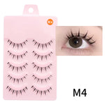 New Manga Lashes Soft Natural Eyelashes Thick False Eyelashes Manga Eyelashes Daily Dating Makeup Eyelashes Lashes Wispy