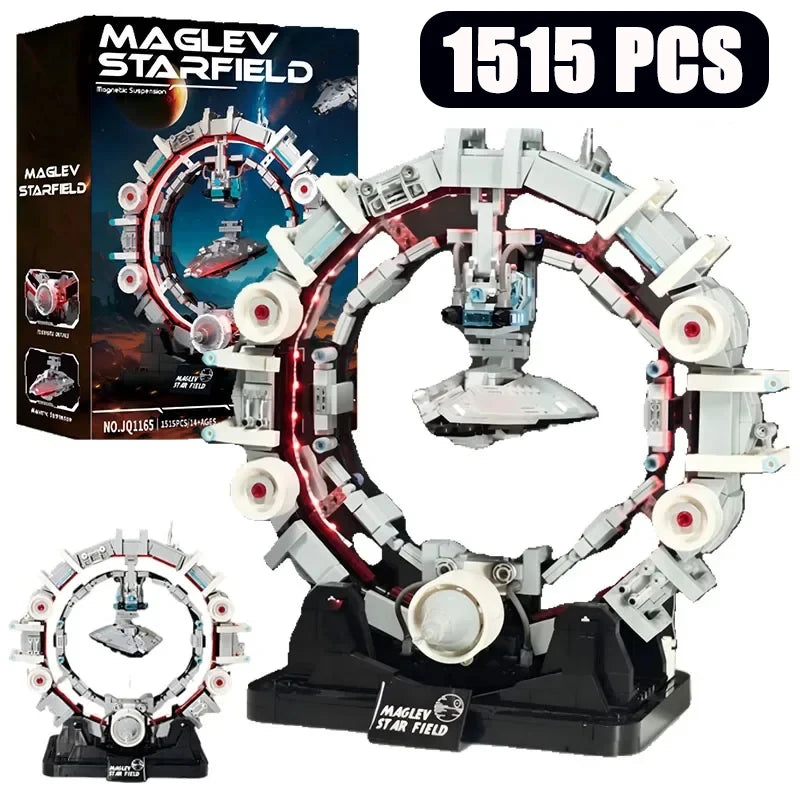 1515Pcs MOC Planet Series Building Blocks Set Technical Hovering Large Sword Model Battle Starship Bricks Toys for Children Gift