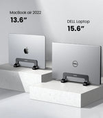 UGREEN Vertical Laptop Stand For MacBook Pro Aluminum Portable Notebook Stand Laptop Support MacBook Air Pro Tablet Phone Stand