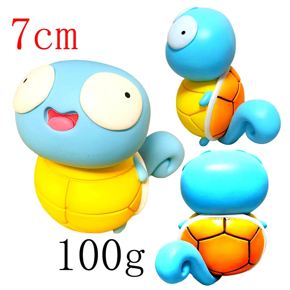 NEW Pokemon Figures Cutes Yusan Silly toys Pikachu Bulbasaur Squirtle Charmander Funny Action Figure Cartoon Doll Model Toys