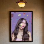 Singer O-Olivia R-Rodrigo Album Poster Wall Art Painting For Home Room Decoration Bedroom Wall Decor Canvases Waterproof Posters