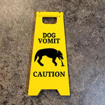 1Pc Cat Vomit Sign Funny Cat Dog Signs Decor, Yard Warning Sign Cat Vomit Sign", Cute Novelty Cat Dog Puppy Humorous Home Decor
