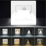 PIR Motion Detector Sensor LED Stair Light Infrared Human Induction Lamp for Recessed Steps, Ladder, Staircase, Bedroom Night Light