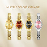 LIEBIG Stainless Steel Strap Quartz Watch Top Brand Luxury Elegant Wristwatches Fashion Automatic Watches For Women Reloj Mujer