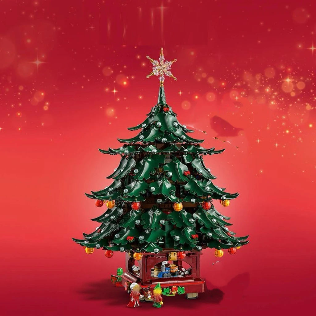 3171 Pieces 2025 New Christmas Tree Building Blocks Compatible with 41843 Children's Toys Birthday Gift