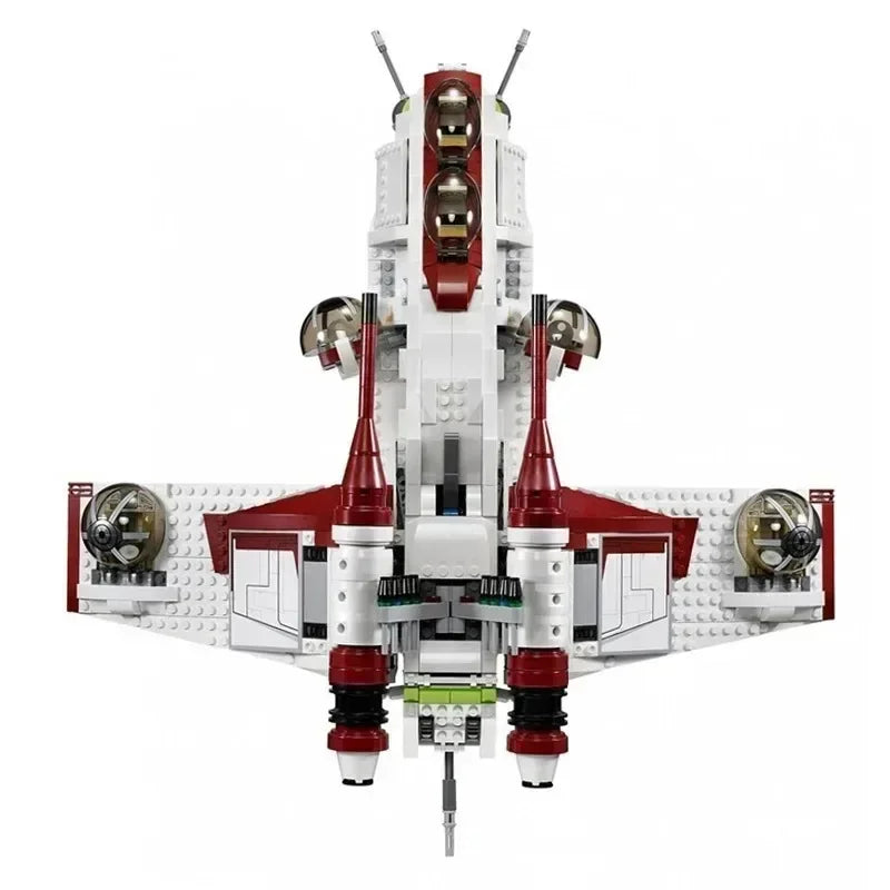 Hot Toys Star 1228pcs Plan Republic Dropship Gunship Building Blocks Bricks Legoing WARS 75021 Toys For Children Birthday  Gift