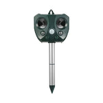 High Effective Solar Powered Ultrasonic Animal Repeller with PIR Motion Sensor for Outdoor Garden Deterrent