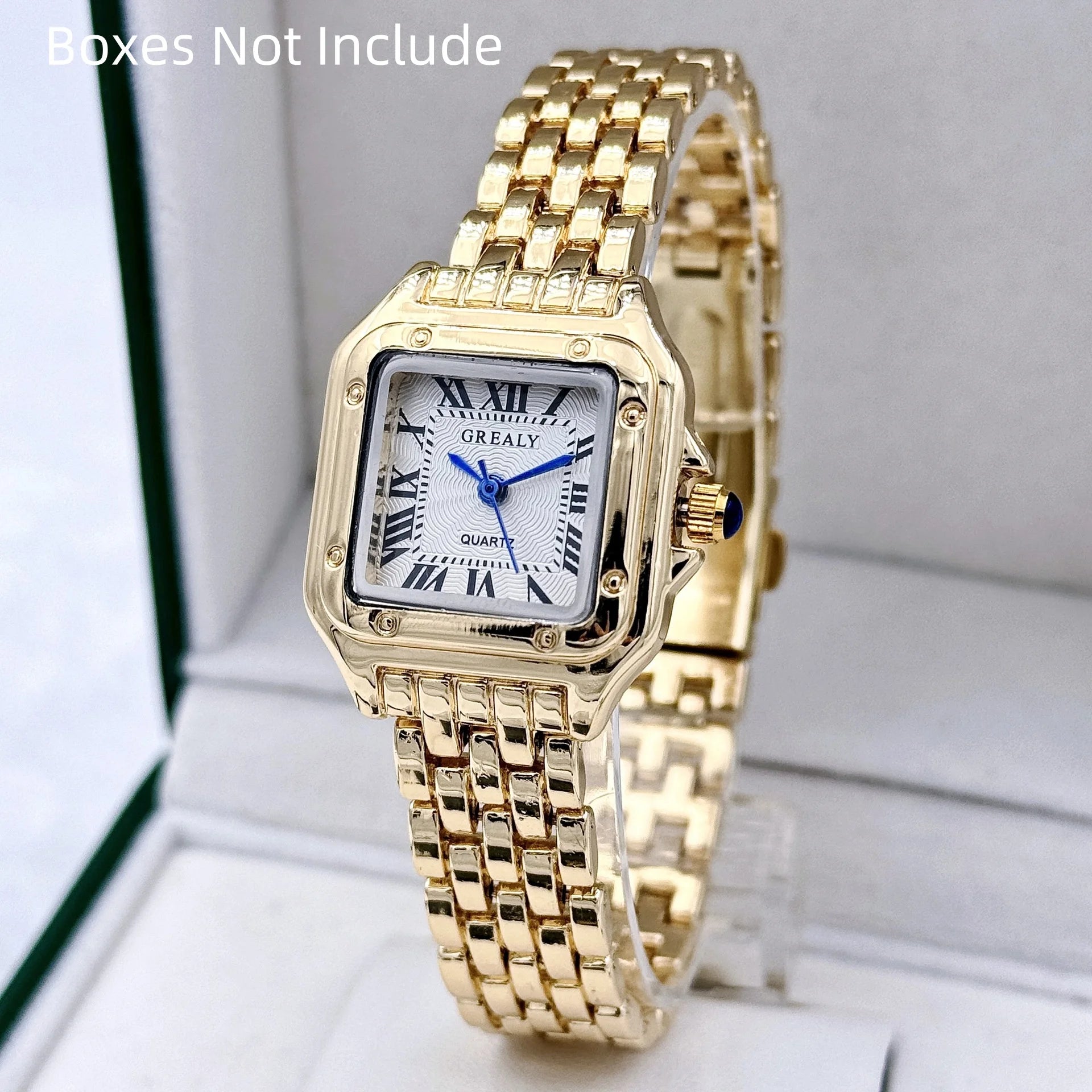 New Women Watch Light Luxury Brand Business Gold Stainless Steel Ladies Fashion Quartz Watches Female Clock Bracelet Wristwatch