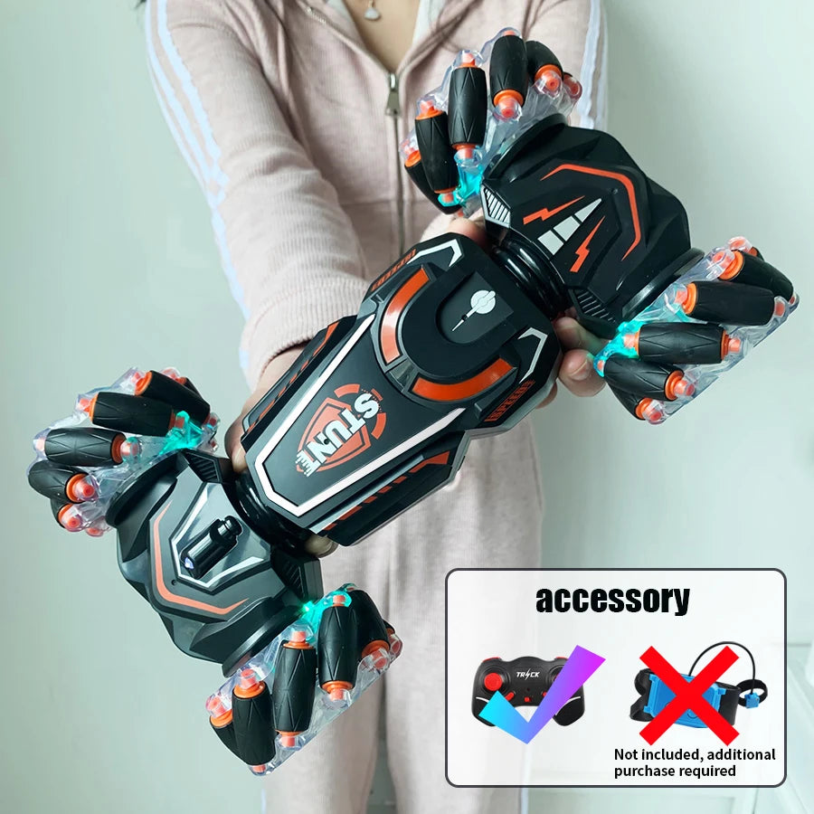 4WD RC stunt car rotation drift 2.4G wireless remote control car children's and boys sound and light toy car