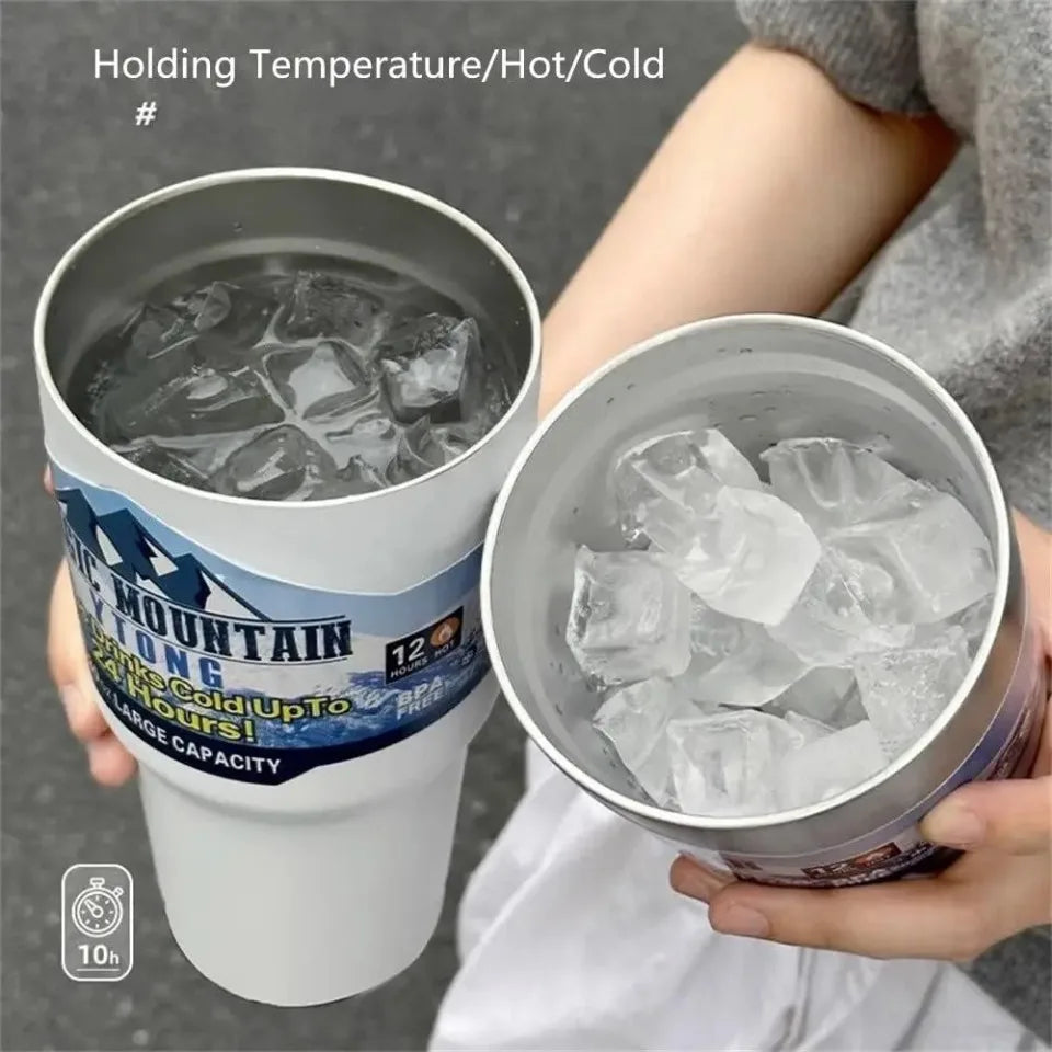 New Fashion Thermo Bottle 30Oz Car Cup Termos Stainless Steel Coffee Beer Juice Mugs Water Thermos for Men Free Shipping 스포츠 물병