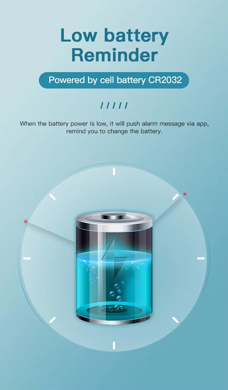 Tuya Zigbee Temperature Humidity Sensor For Smart Home LCD Screen Works With Alexa Google Home APP Smart Life Tuya Smart Yandex