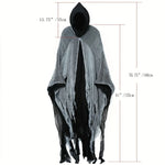 Halloween Cloak Skeleton Clothes Mask Ghost House Chamber Of Secrets Dressing Up Zombies Costume Props Halloween Gift