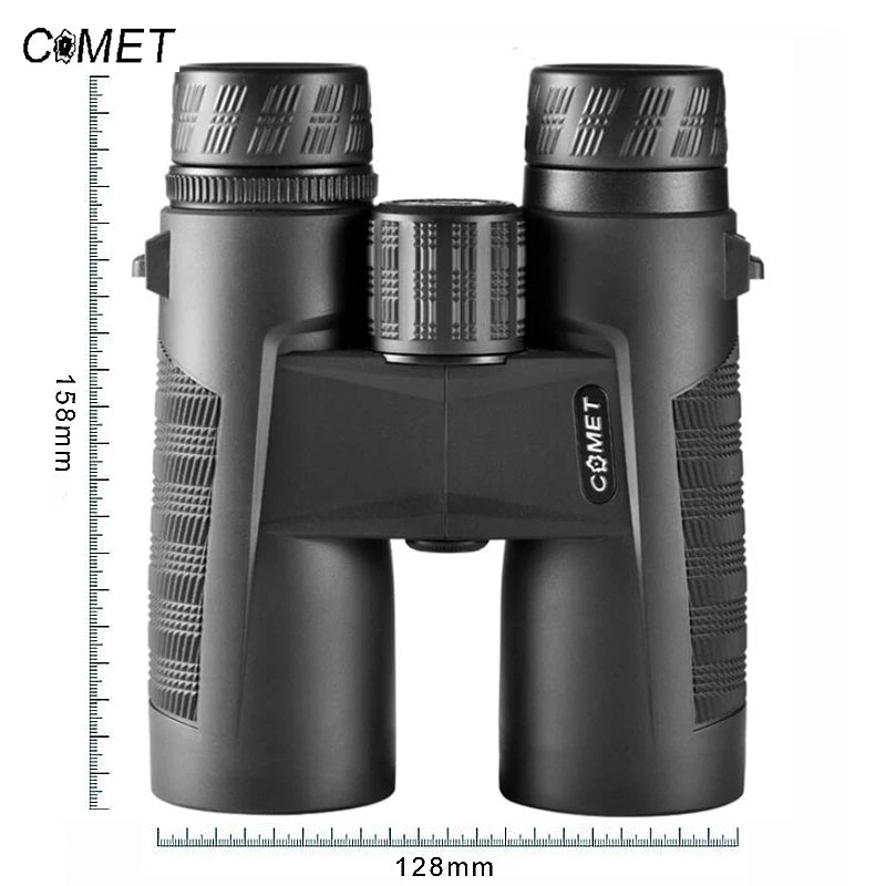 COMET 8x42 10X42 Powerful Binoculars Long Range Waterproof Bak4 Telescope Night Vision High Clarity For Tourism Hunting Camping