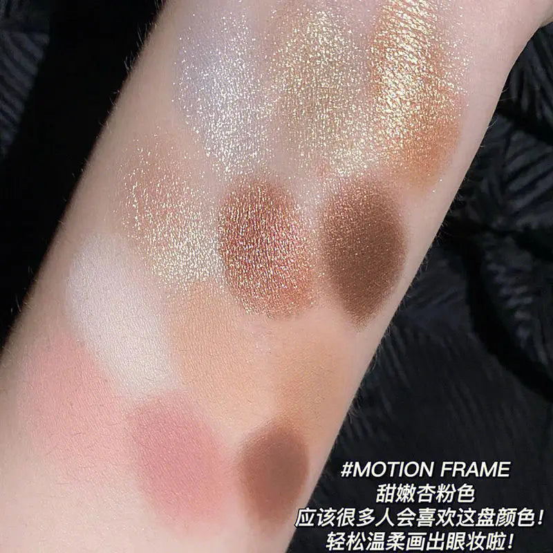 12 Color Eye Shadow Plate Matte Pearl Eyeshadow Girl Beginner Makeup Eyeshadow Tray