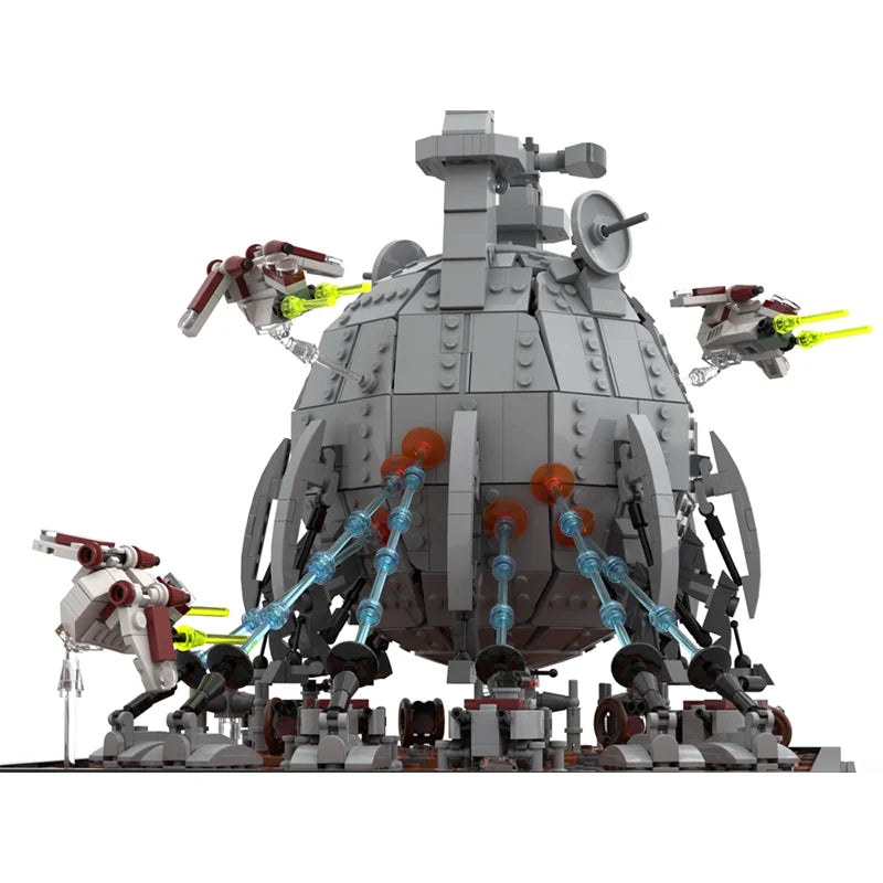 2667pcs MOC Battle Geonosis Diorama Core Ship Star Model Christmas Gift Building Blocks Construction Assemble DIY Toy Brick Kids