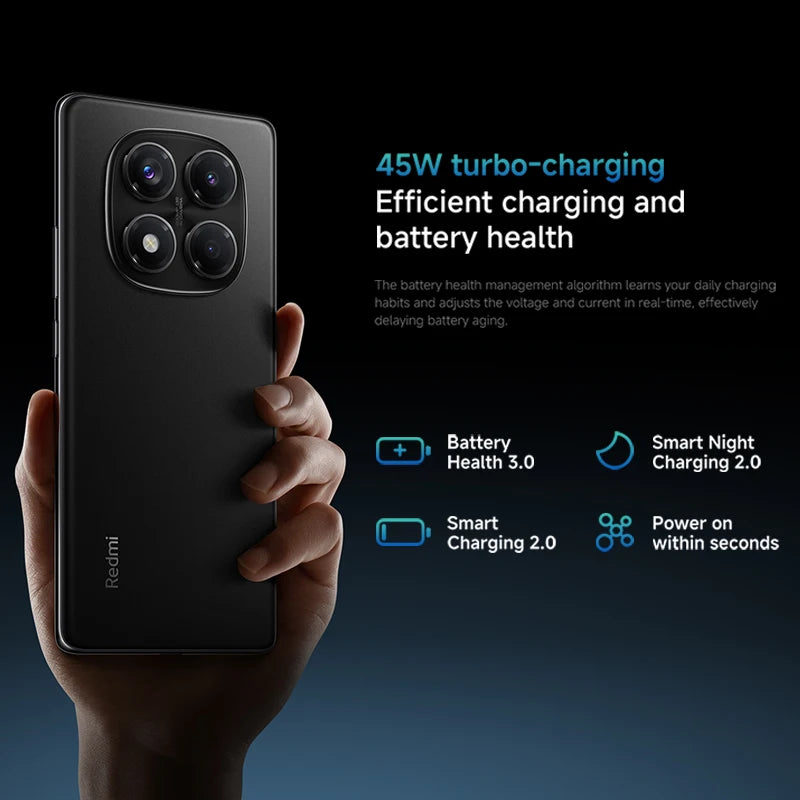 Global Version Xiaomi Redmi Note 14 Pro 4G Smartphone 200MP AI Camera MediaTek Helio G100-Ultra 6.67