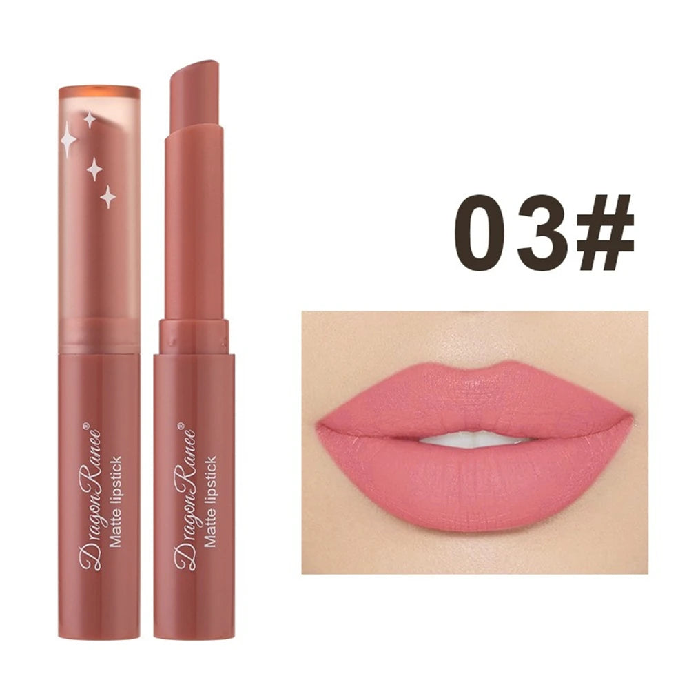 Nude Matte Lipstick Waterproof Lip Sticks Not Fading Sexy Red Velvet Lipsticks for Women Make Up Long Lasting Lip Cosmetics