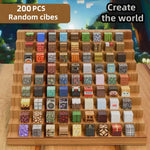 Magnetic Building Blocks Montessori STEM Educational Sensory Toys for Mine World Kids Boys Girls Ages 3+ DIY Magnet Cube Gift