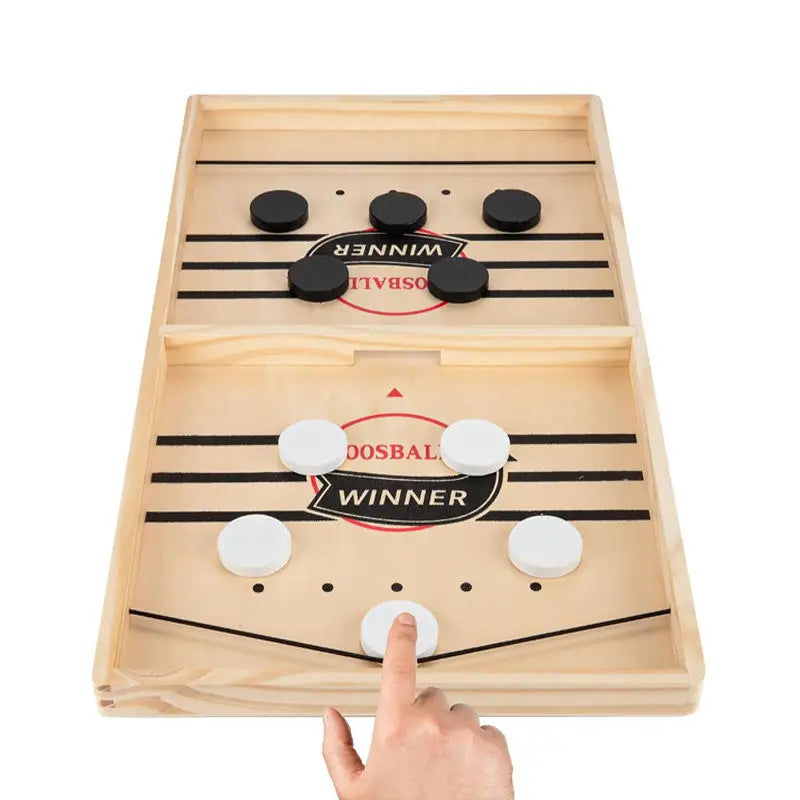 Wooden Billiard Board Game Foosball Winner Games Table Hockey Game Catapult Chess Parent-child Interactive Fun Competitive Toy