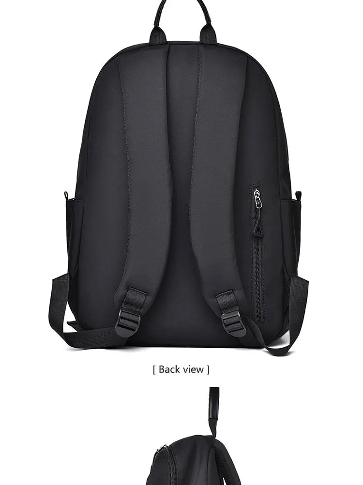 A New 14-inch Casual Simple Student Backpack Large Capacity Children's Schoolbag School Travel Unisex Laptop Backpack