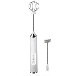 TINSOL Mini Portable Blender Electric Milk Frother Handheld Egg Beater USB Rechargeable Coffee Frother Kitchen Mixer