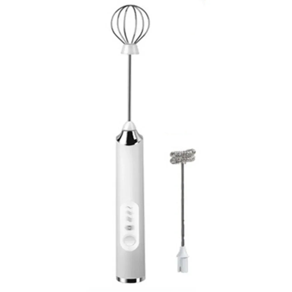 TINSOL Mini Portable Blender Electric Milk Frother Handheld Egg Beater USB Rechargeable Coffee Frother Kitchen Mixer