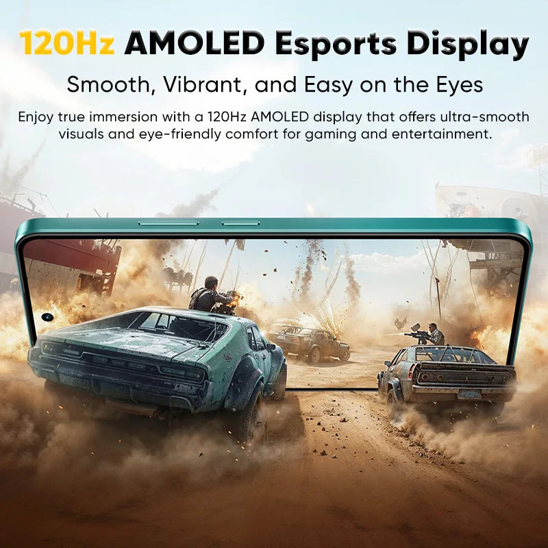 Realme P3 5g Smartphone Android Ai Snapdragon 6 Gen 4 6.67'' 120Hz Amoled Display 5260Mah Battery 50Mp Ai Camera Global Version