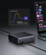 【Korean Plug】UGREEN 200W GaN Charger 8 in 1 Desktop Charging Station For Macbook Laptop iPhone 17 16 Pro Xiaomi Samsung Tablet