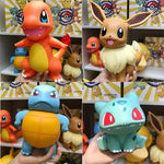 2025 Hot Pokemon Pikachu Doll Model Large Figure Charmander Eevee Porkby Squirtle Ornament Figurine Younth Toys Collects Gifts