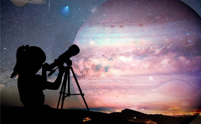 Professional Astronomical Telescope F30070 F36050 Monocular High Power 150x Zoom Portable with Tripod for Moon Stars Watching